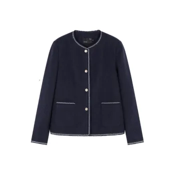 IHIMI Jackets Coats Women's Navy Blue