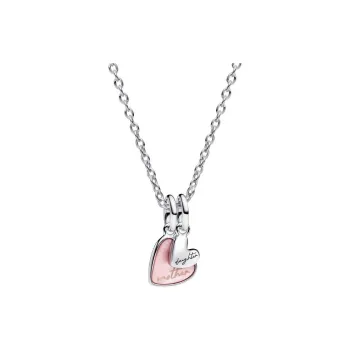 Pandora 925 Sterling Silver, Imitation Shell Necklaces Women's Silver