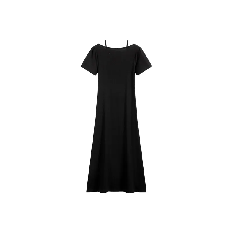 HANDAIWEI Short Sleeved Dress Women's-1