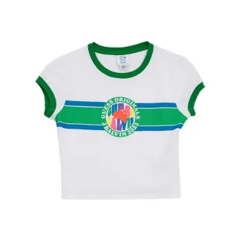 GUESS Regular T-Shirt Women's White