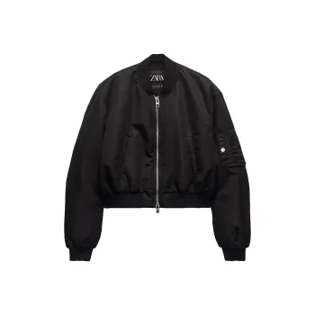 ZARA Jackets Coats Women's Black