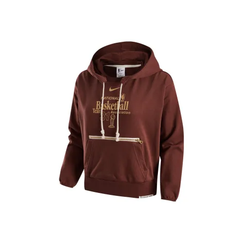 Nike Dri Fit NBA Sweatshirt Women's Little Horse Brown