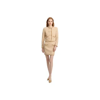 Bebe FW24 Jackets Coats Women's Light Gold