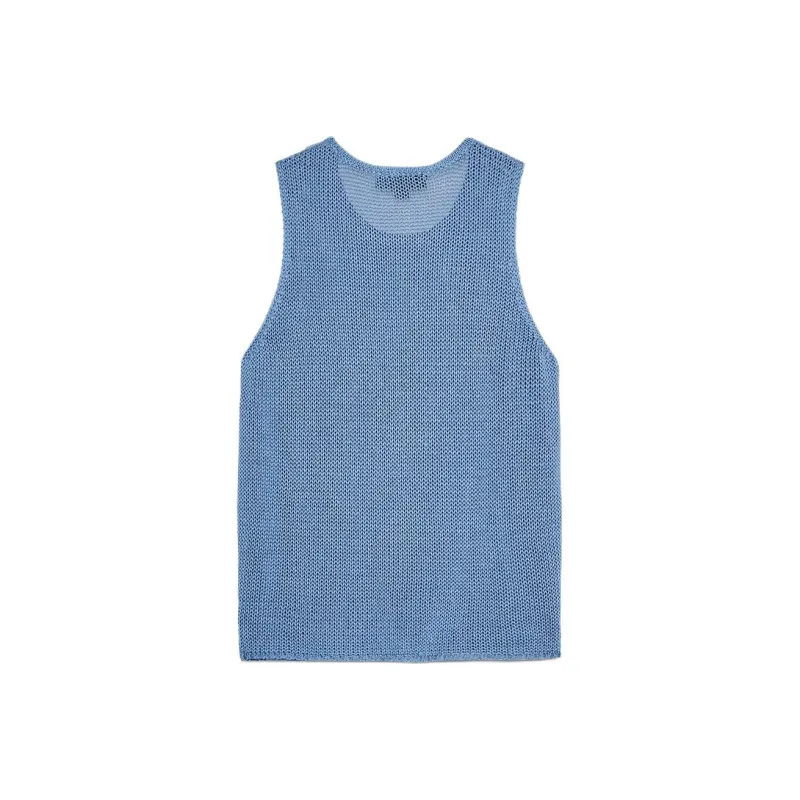 ZARA Tank Tops Women's Blue-1