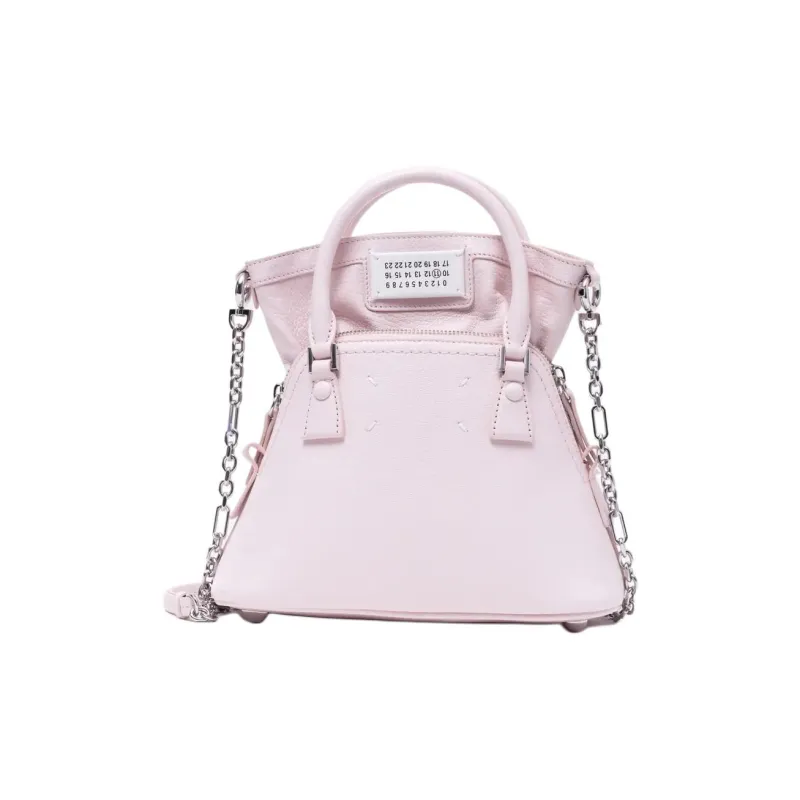 Maison Margiela 5AC Goatskin Shoulder Bag, Crossbody Bag, Handbag Mini Women's Pink-0