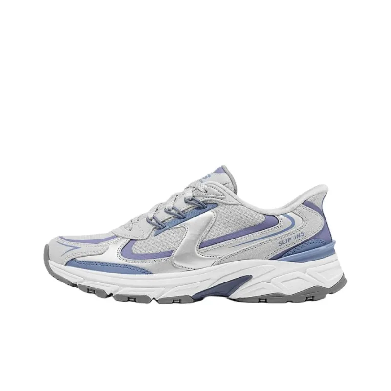 Skechers SPORT WOMENS Anti Slip Wear Resistant Low Top Chunky Sneakers Women's Gray-0