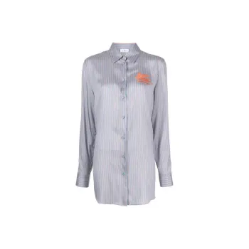 ETRO Logo embroidered Silk Shirt