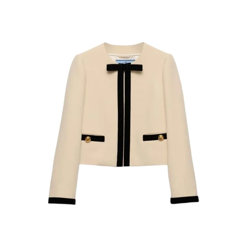 PRADA Jackets Coats Women's Apricot-0