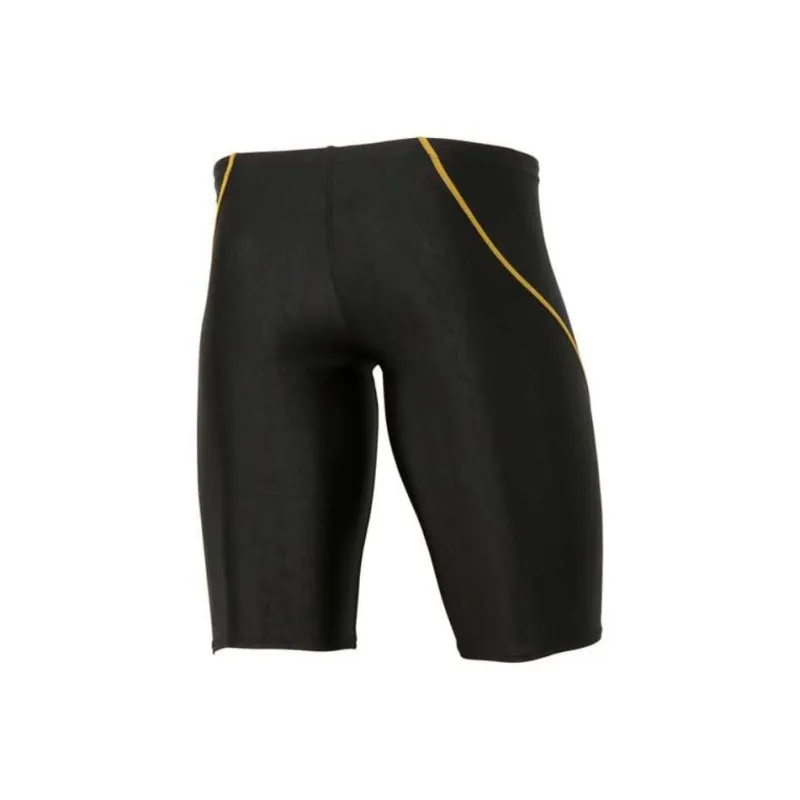 Speedo Swimming Shorts Men's Black Yellow-1