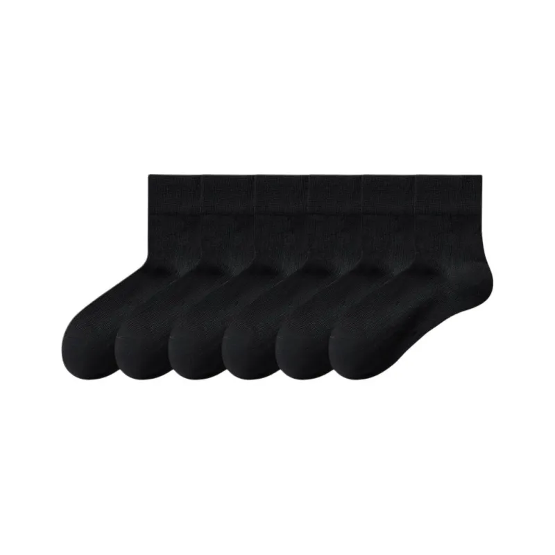 Temooues Mid Calf Socks Women's Combo Set-9