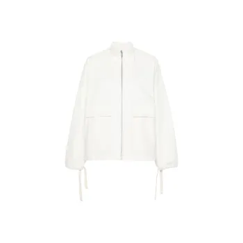 JIL SANDER + Logo Appliqué Zipped Jacket