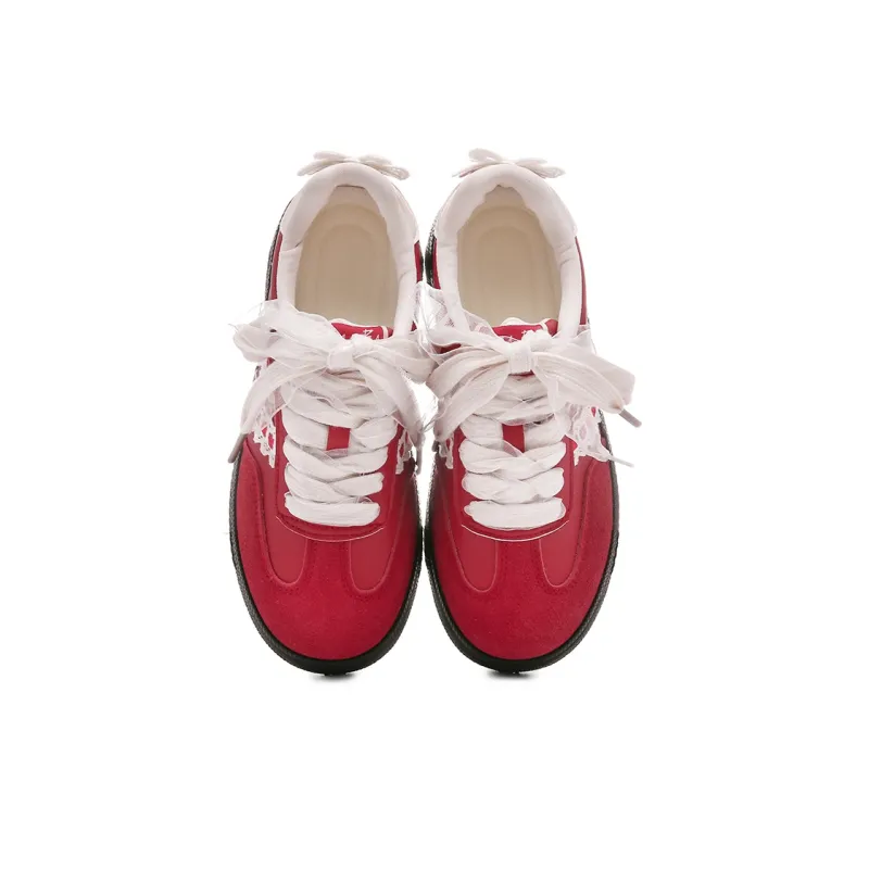 Lovely You Wear resistant And Lightweight Low Top Skateboard Shoes Women's-17