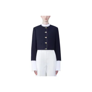 THOM BROWNE Fresco Box Pleat Cardigan Jacket
