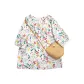 White Base Red Green Floral