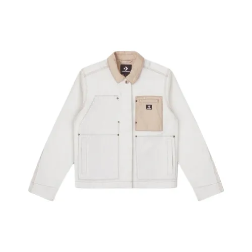Converse Jackets Coats Women's White