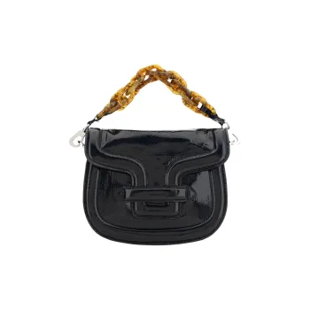 PIERRE HARDY Goatskin One Shoulder Handbag Women's Black