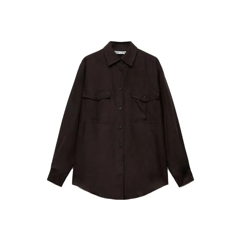 ZARA Shirts Women's Brown-0