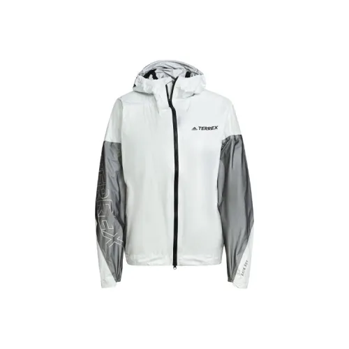Adidas Terrex Agravic Three Layer Pro Rain Jacket Jackets Coats Women's White