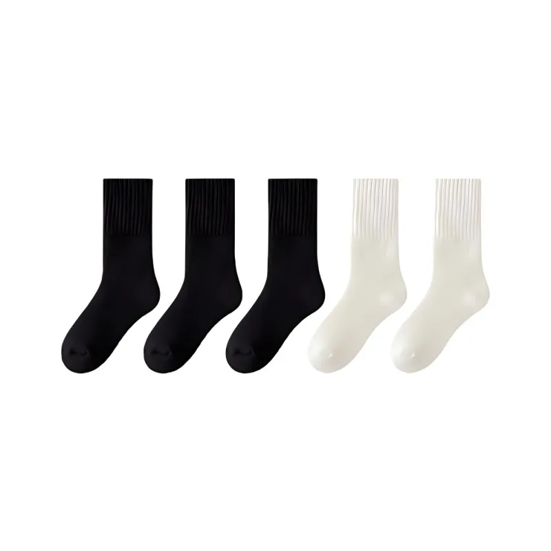H YXIANG Mid Calf Socks Men's Combo Set-14