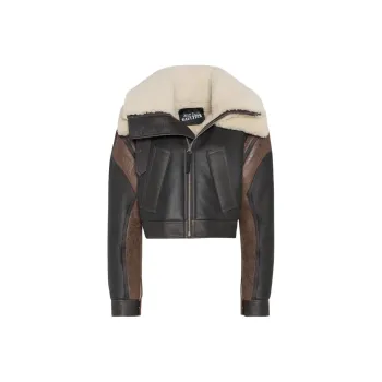 Jean Paul Gaultier Petit Grand Shearling Jacket 'Vintage Brown'