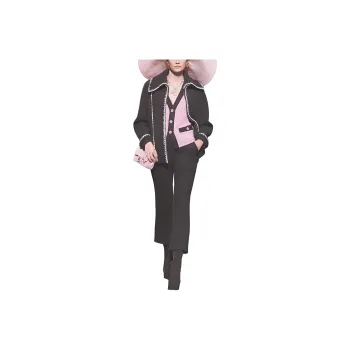 CHANEL Jackets Coats Women's Brown
