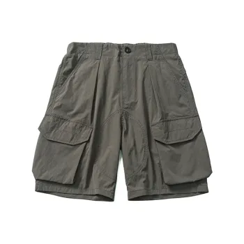 VERAF CA Casual Shorts Unisex Gray Green