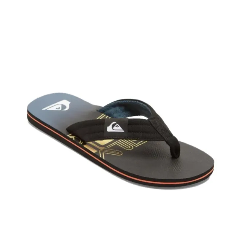 Quiksilver Abrasion Resistant Flip Flops Men's Black-2