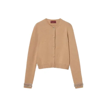 GUCCI Crewneck Knit Cardigan