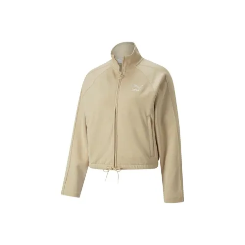 PUMA Fall 2022 T7 Collection Jackets Women's Beige