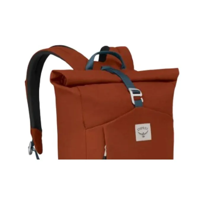 OSPREY Recycled Polyester Backpack Unisex Brick Red-3