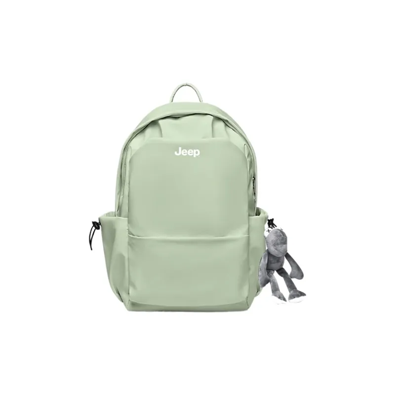 Jeep Nylon Backpack Regular Unisex Black/Blue/Green/Ecru-5