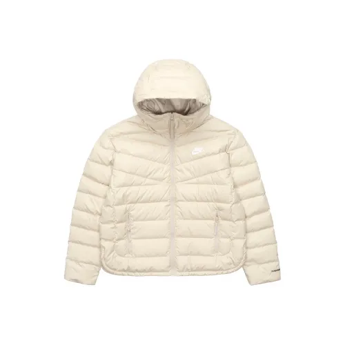 Nike Down Jackets Women's Beige