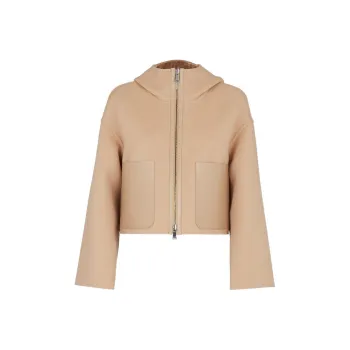 FENDI Jackets Women's Beige Brown