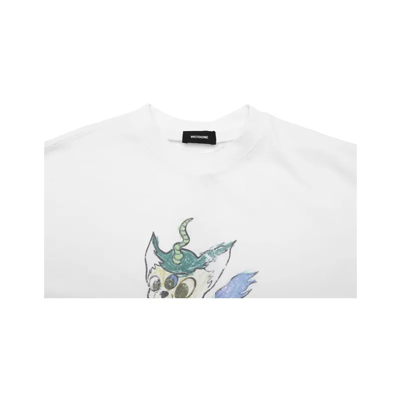 WE11DONE SS25 T Shirt Men's White-3