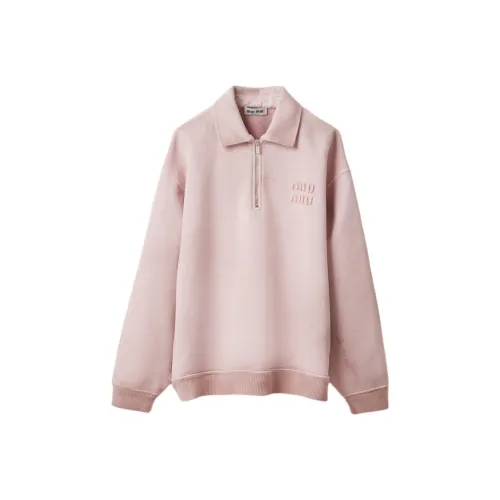 MIU MIU Polo Shirt Women's Snow Pink