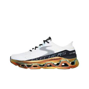 Skechers Glide Step Collection Cushioning, Slip Resistant, And Breathable Low Top Running Shoes Men's White