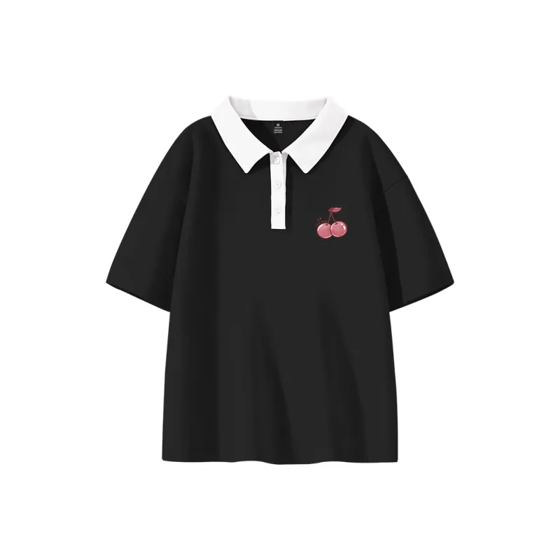 Cotton Polo Shirts Women's-0