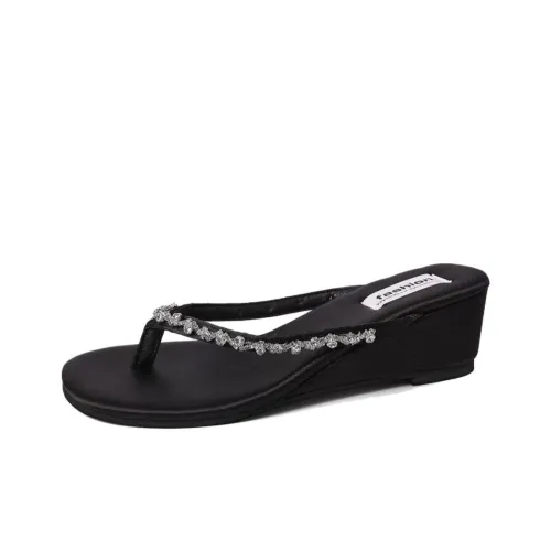 NTOZE Abrasion Resistant Flip Flops Women's Black