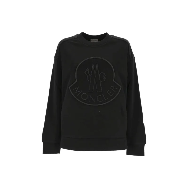 Moncler Logo Embroidered Crewneck Sweatshirt-0
