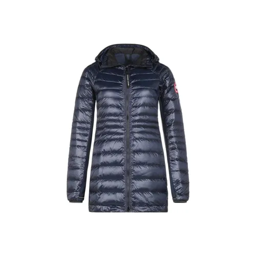 Canada Goose HyBridge Series Down Tie jackets Women's Cerulean Ocean Blue