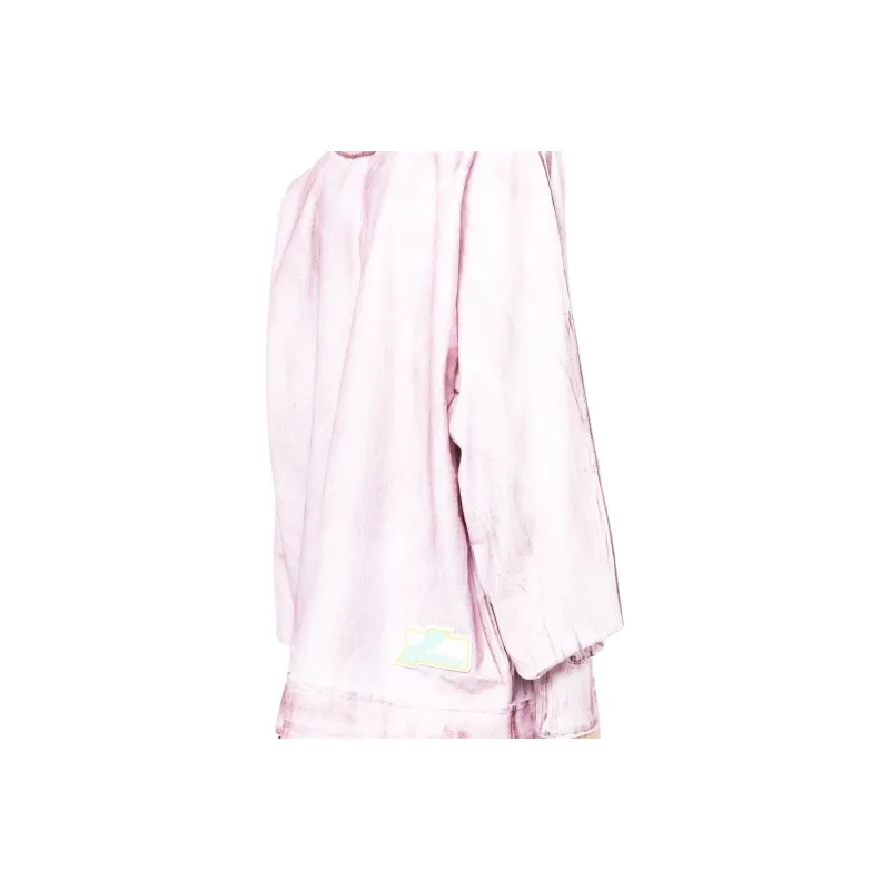 WE11DONE T Shirts Unisex Purple Pink-4