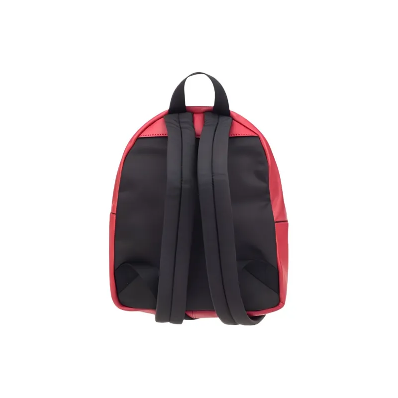 COACH Leather Backpack Mini Women's Dark Brown Pink Rose Red-2
