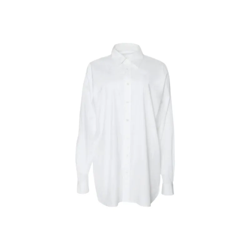 CarolinaHerrera Straight point Collar Cotton Shirt-0