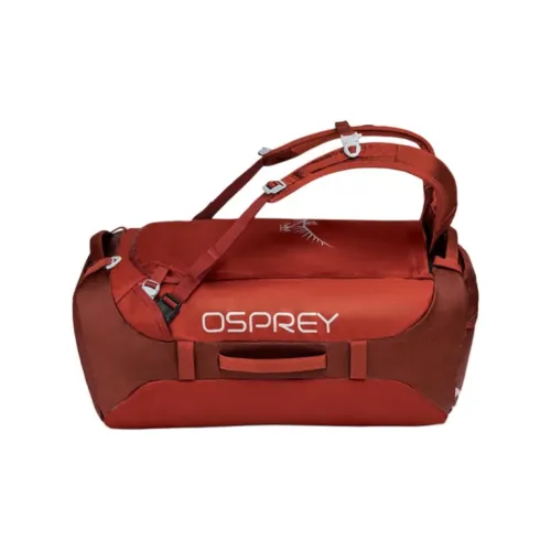 OSPREY Mountaineering Bag Outdoor Bag Recycled Polyester 65L Red Unisex