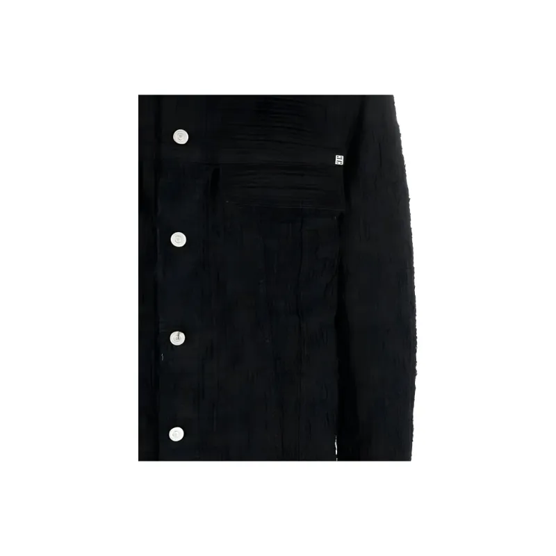 Givenchy Denim Jackets Men Black-4