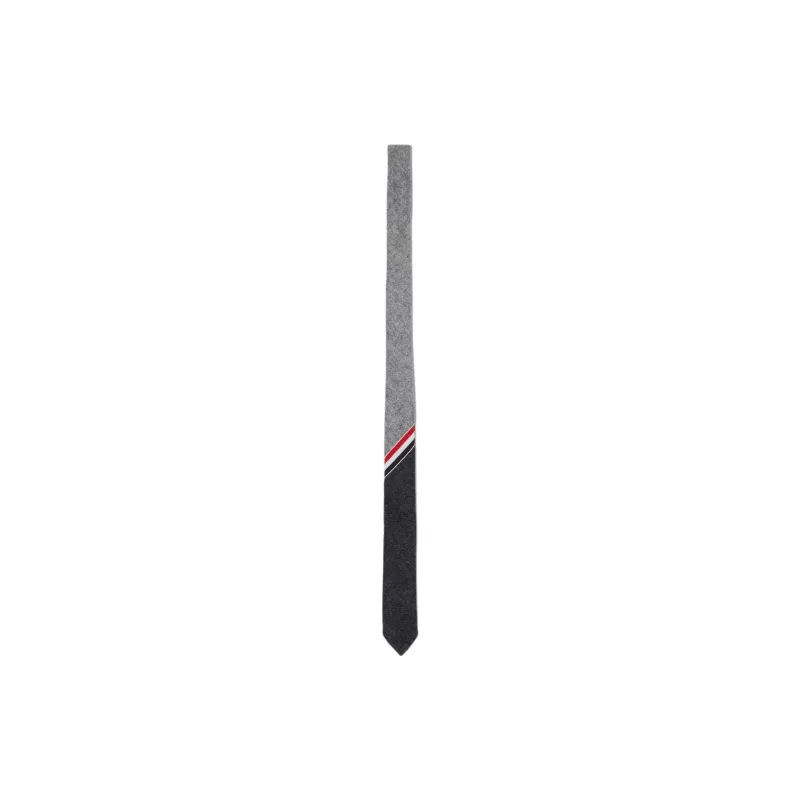 THOM BROWNE· Wool Ties Unisex Gray-0