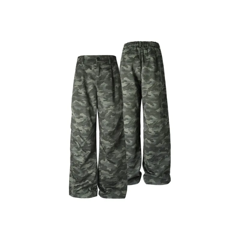 QOTRIOCK Jeans Unisex Camouflage-2