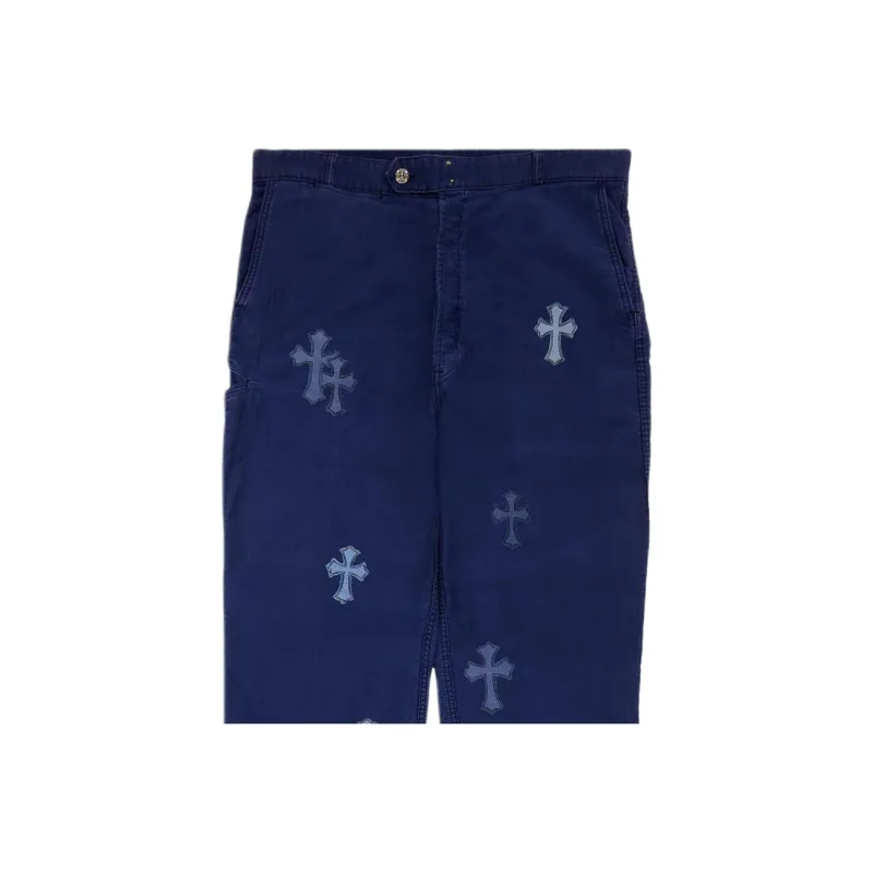 Chrome Hearts Jeans Men Blue-2