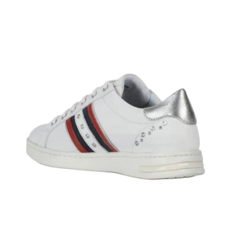 GEOX Jaysen Low Top Skateboard Shoes Women's White-3