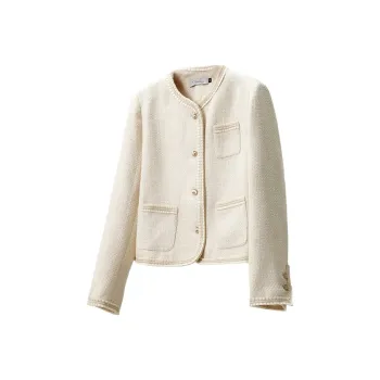 Shavani Jackets Coats Women's Ecru